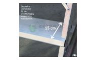 obrazek FARAONE Pomost / drabina magazynowa z elektrycznym podestem ładunkowym, 4 stopnie, wys.rob. 2,78m PICK10 